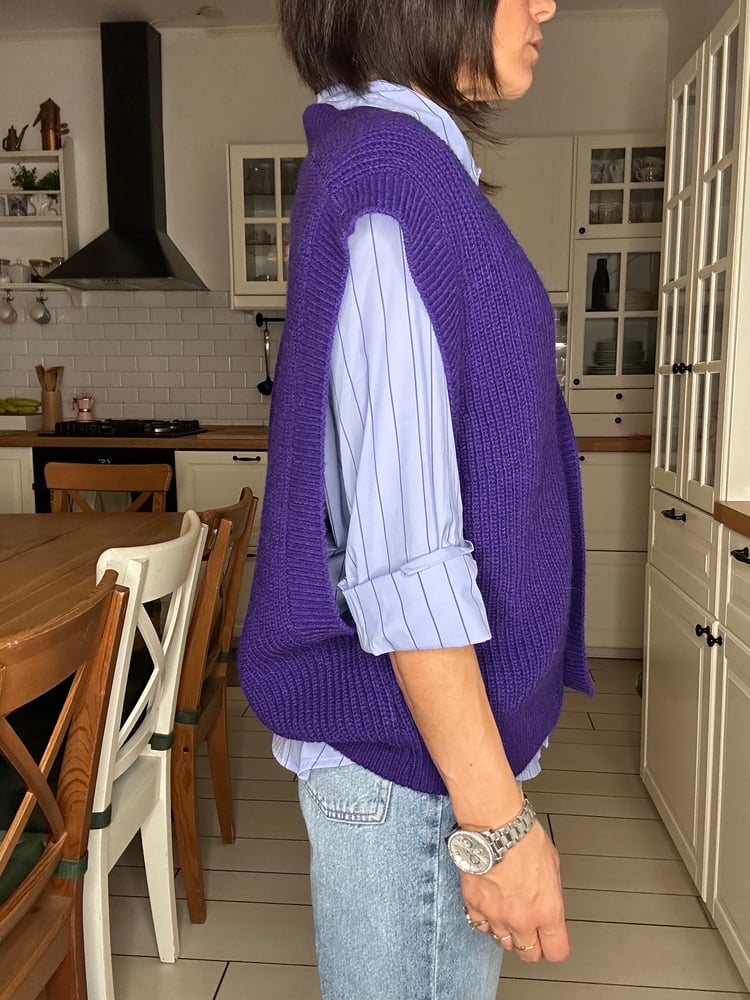 Gilet viola Lumina