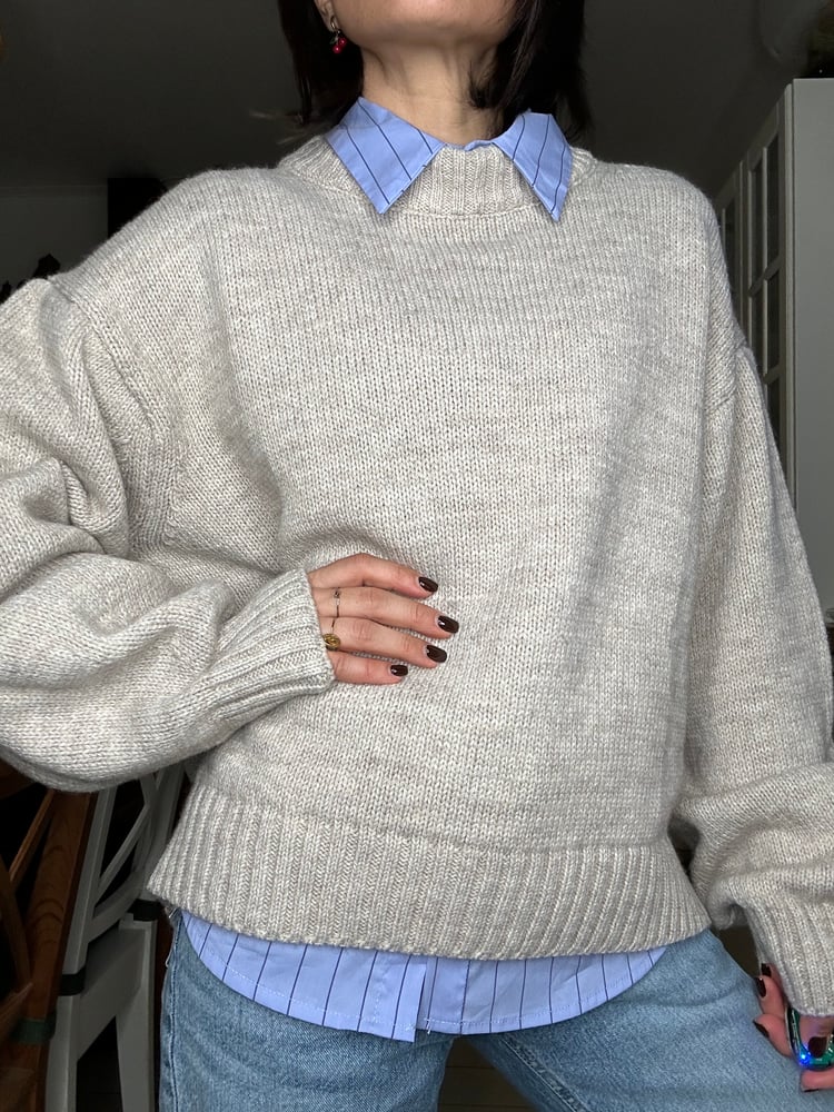 Maglione beige Lumina