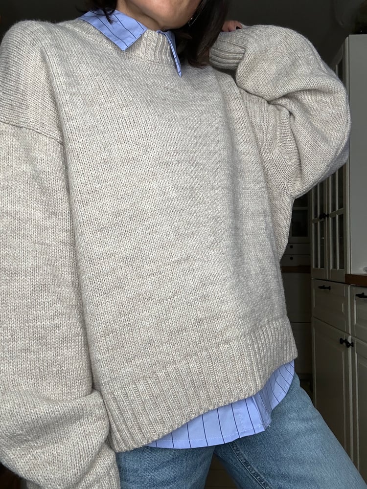 Maglione beige Lumina